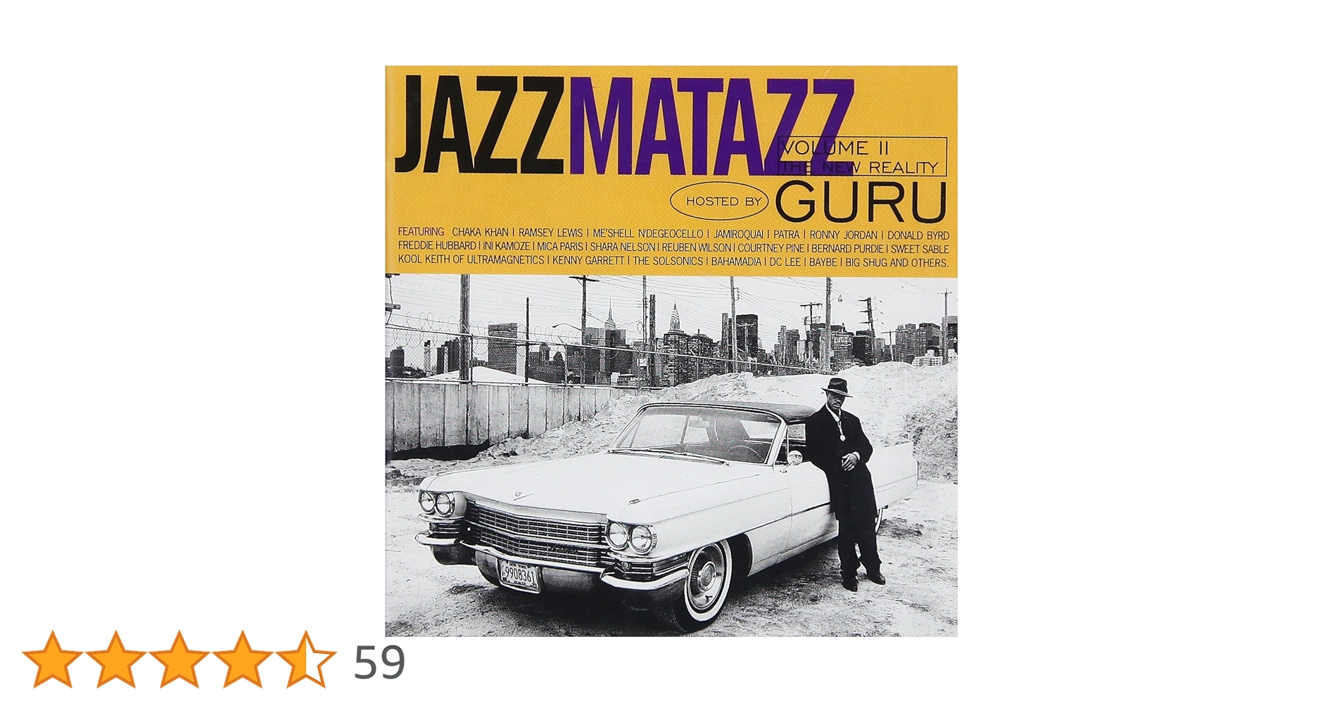 洋楽 GURU JAZZMATAZZ VOLUME II 2LP Jazzmatazz Vol. 2-New Reality [VINYL] by Guru: Amazon.co.uk